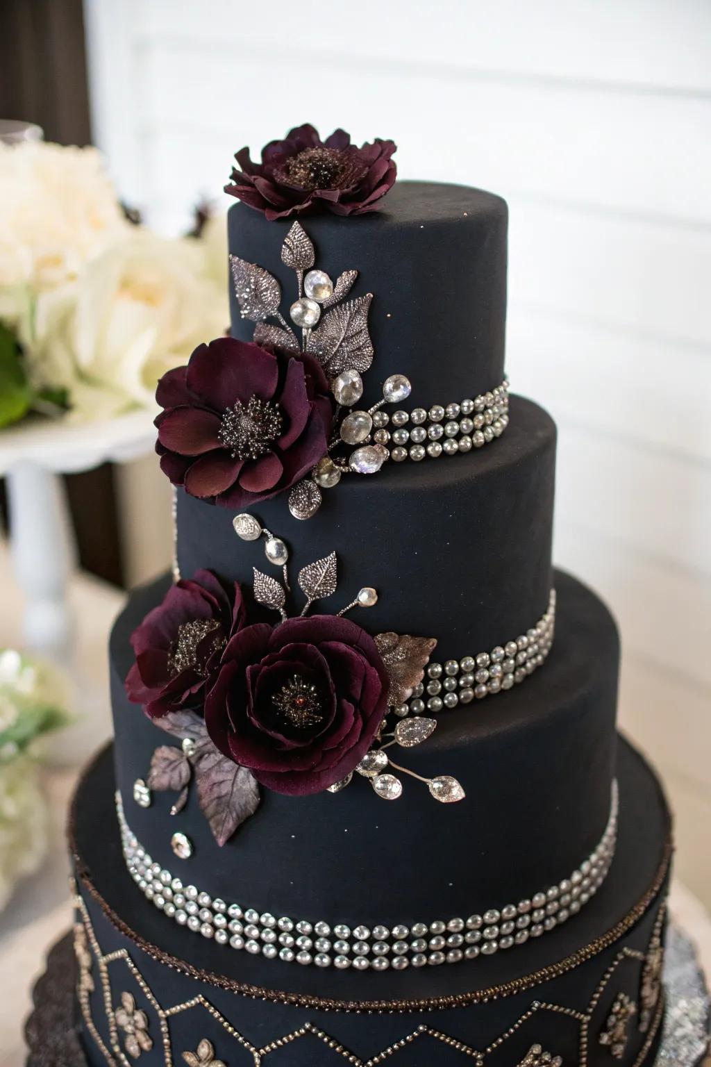 A distinctive wedding cake can be a showstopper.