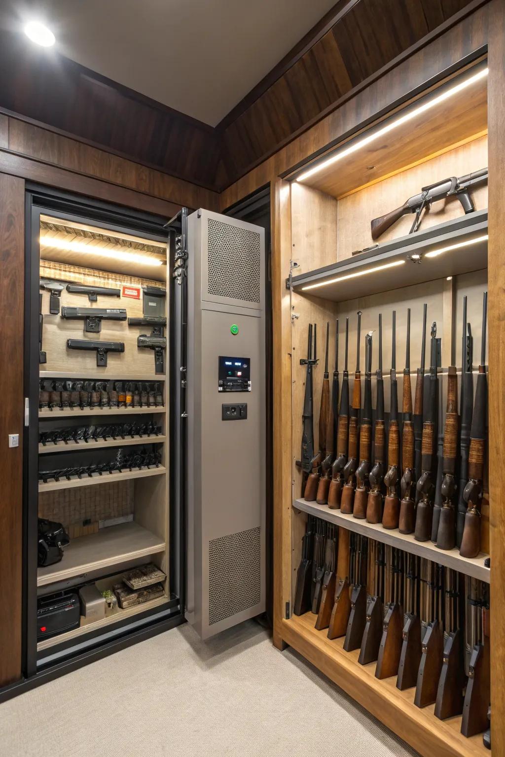 It's important to manage the climate to preserve your collection.