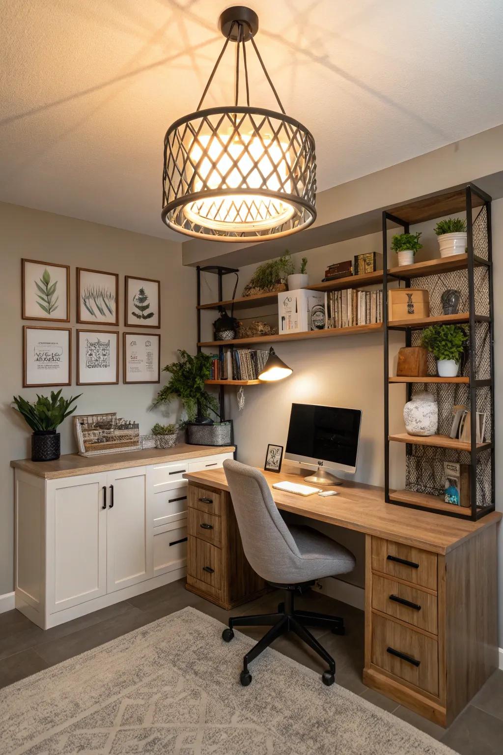 Attain balance using design and purpose in your illumination selections.