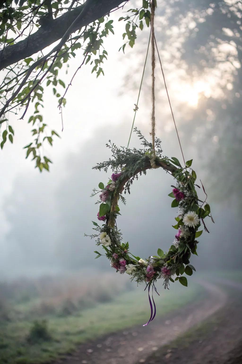 Craft a suspended illusion utilizing nearly invisible clear line.