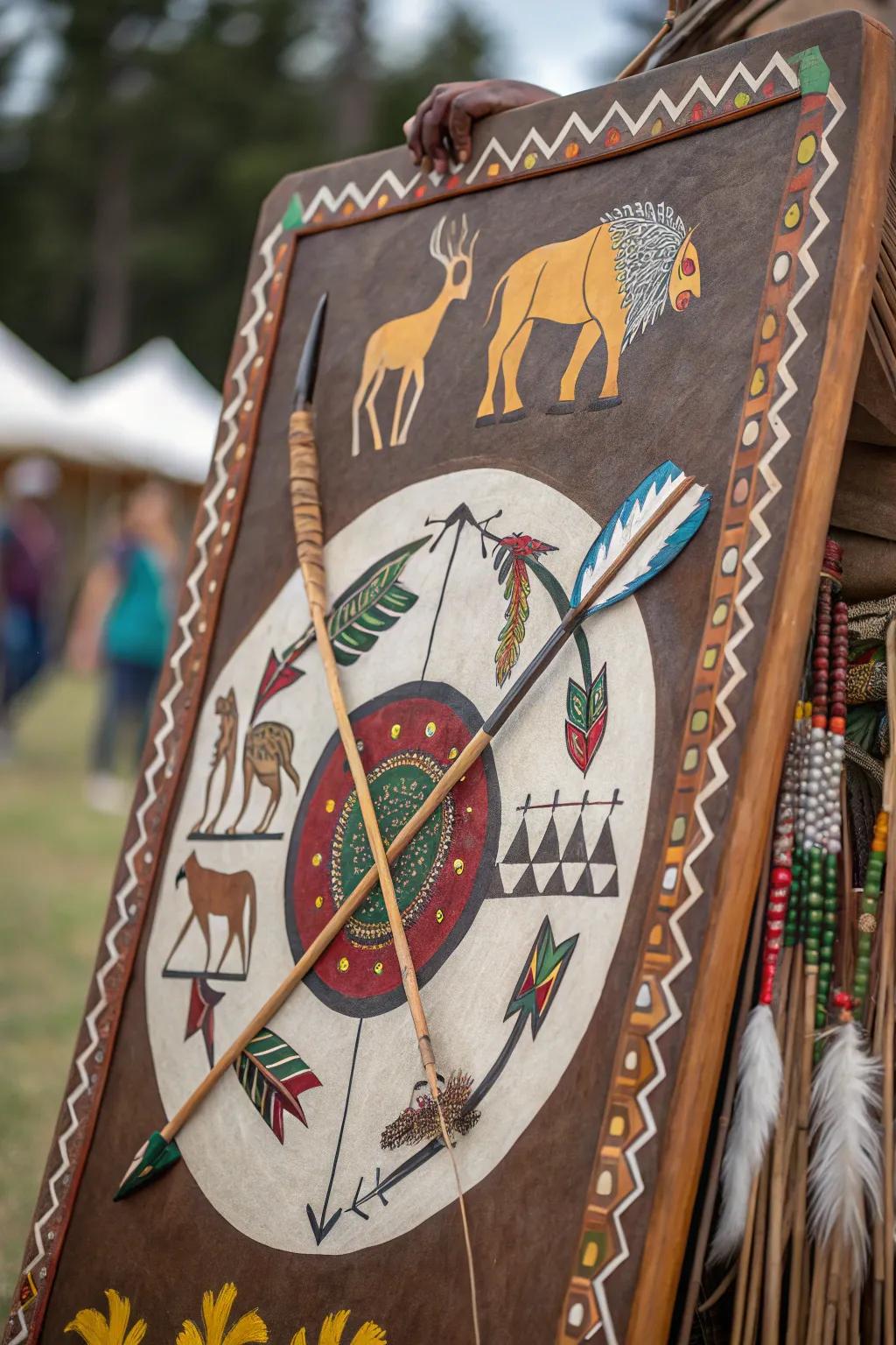 Examine cultural stories by using hunting artwork.