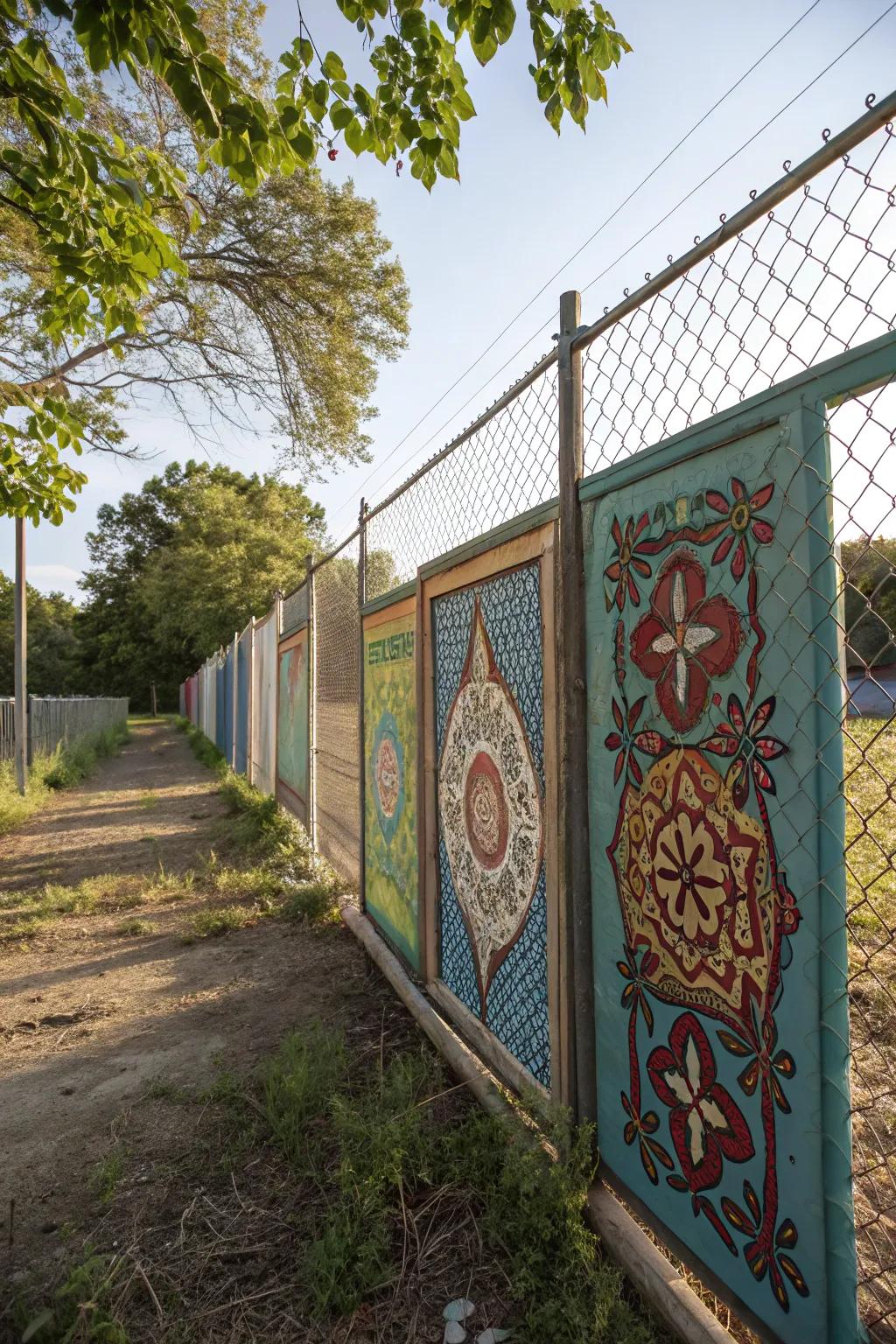Artistic screens transform your fence into an artwork.