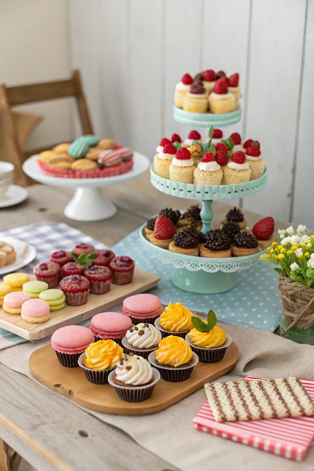 A variety of desserts for a sweet finish to the picnic.