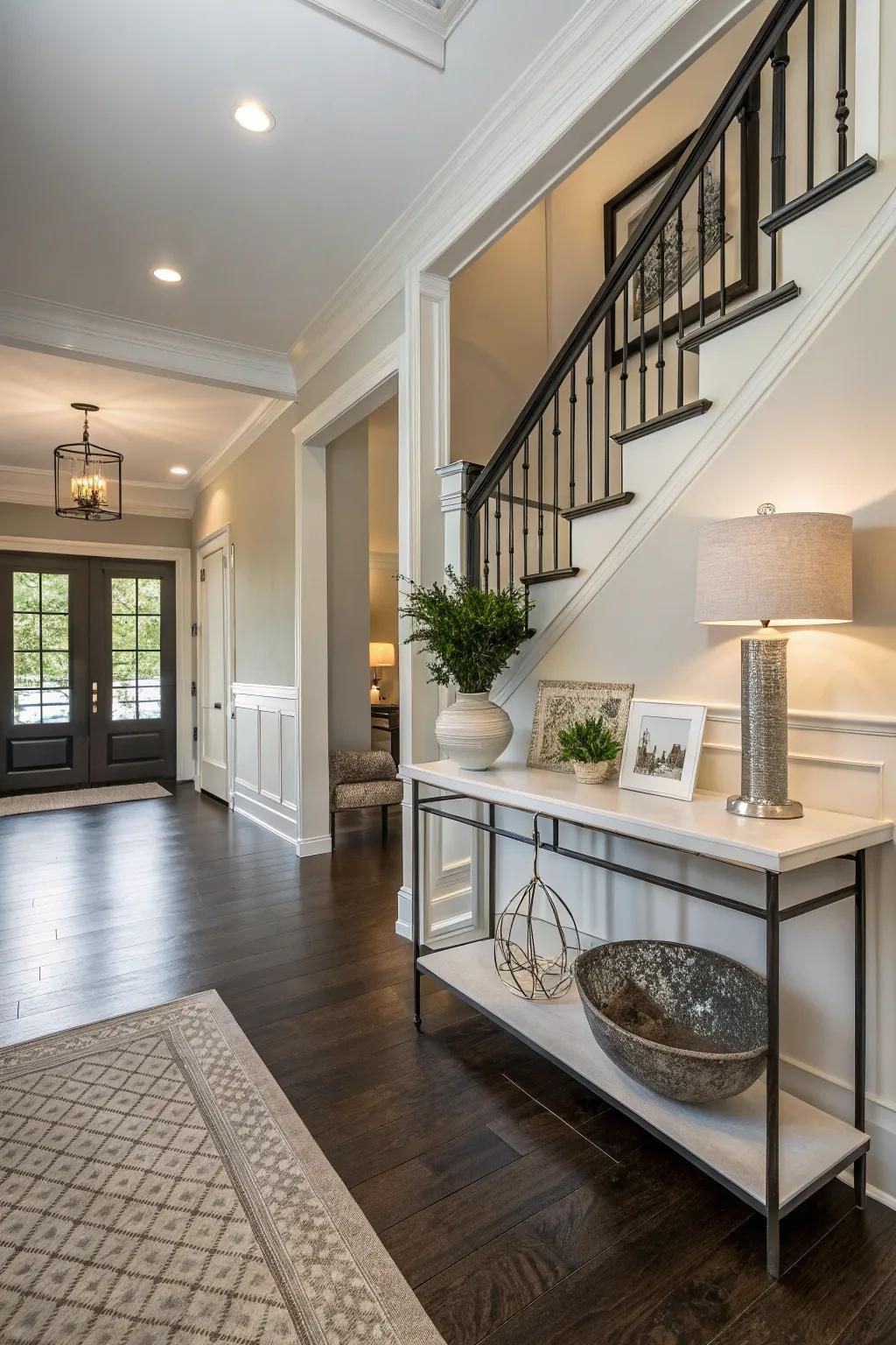 Make a lasting first impression with a stylish and functional entryway.