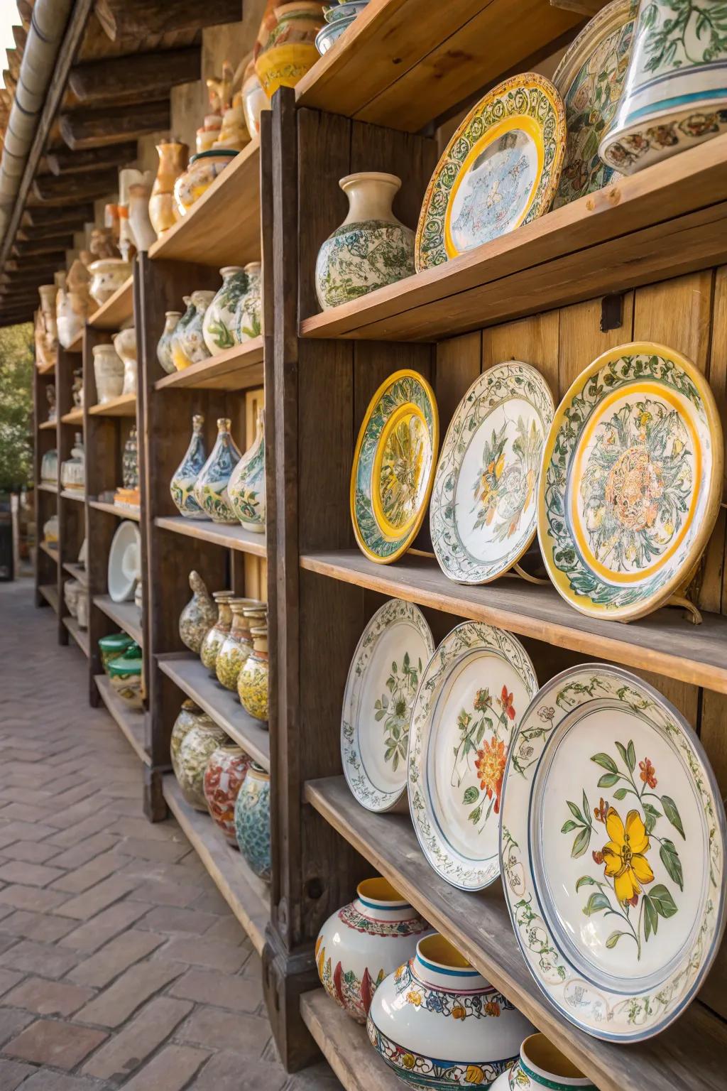 Hand-made decor adds unique charm to your home.