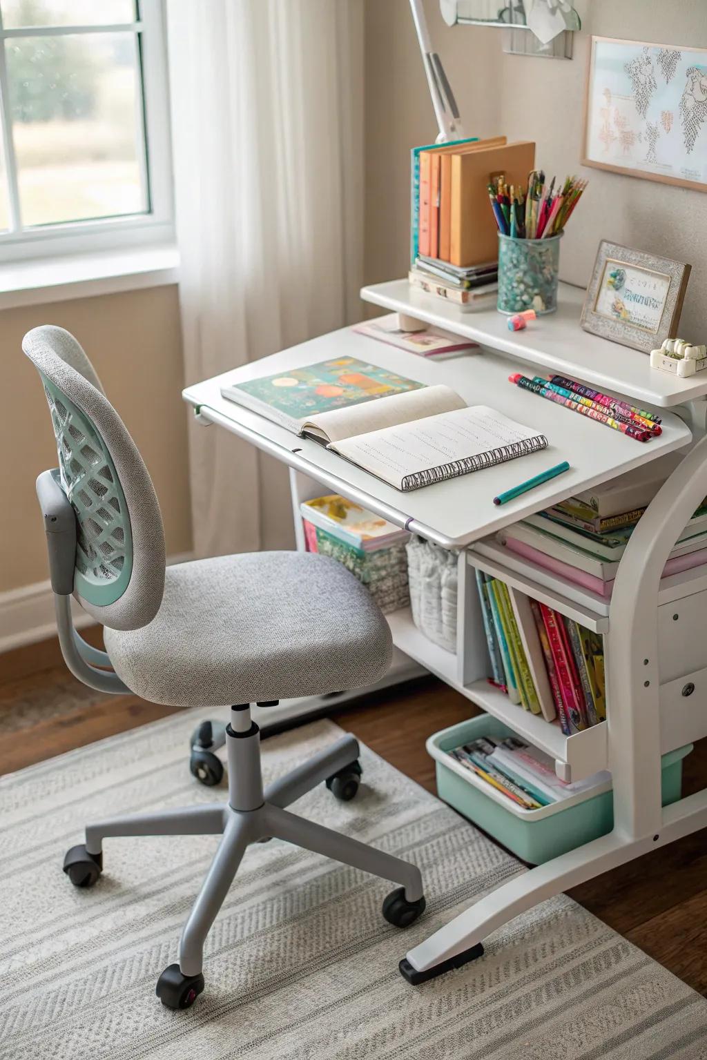 Comfort and ergonomics combined in one chic seating option.