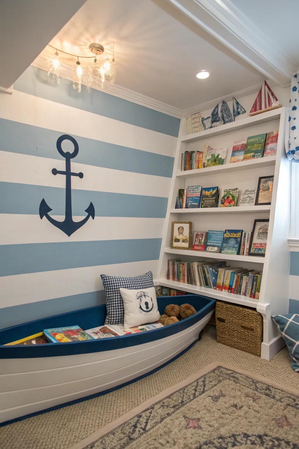 A refreshing seaside sanctuary for young readers.