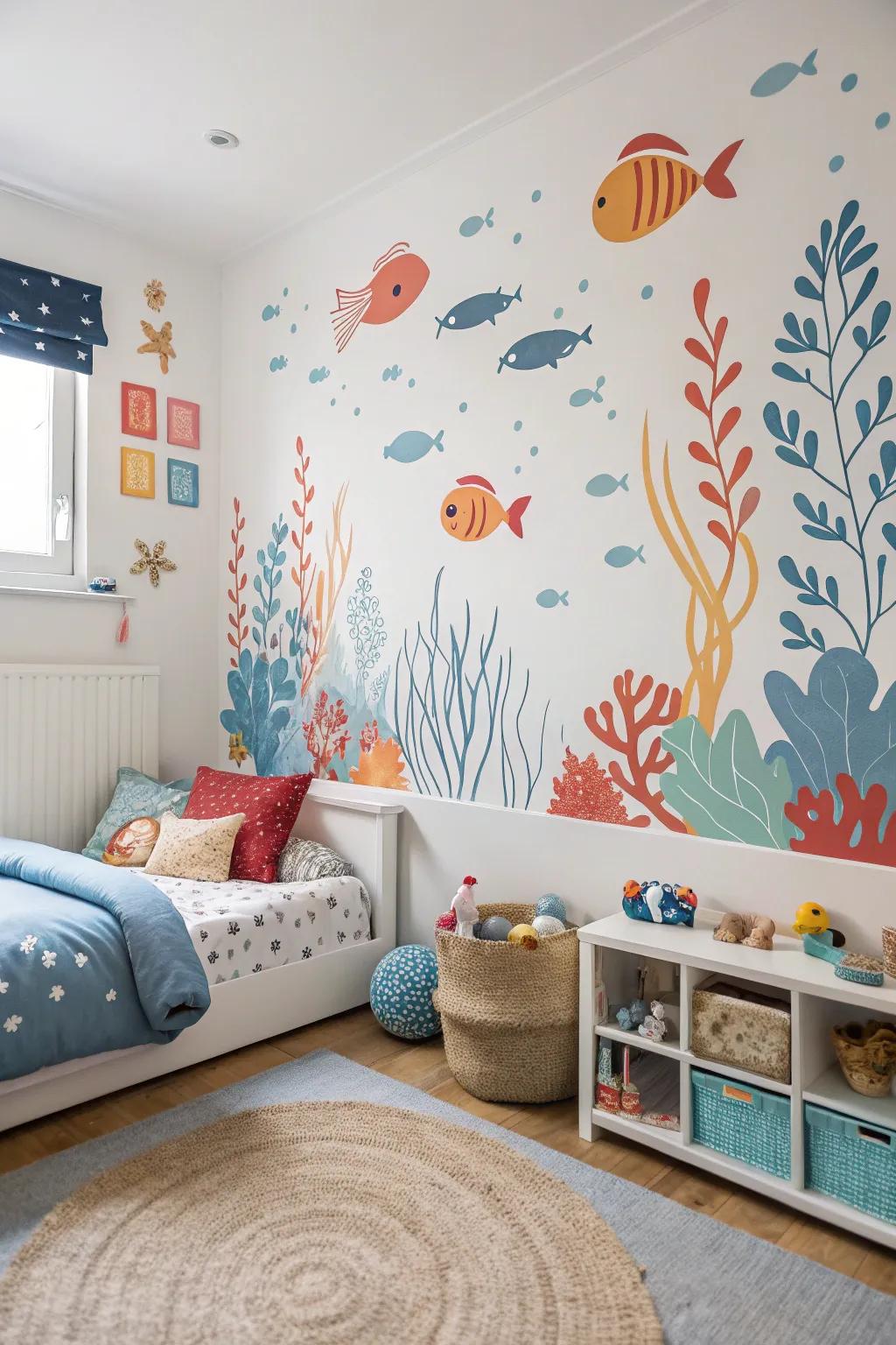 Oceanic themes bring the magic of the ocean indoors.