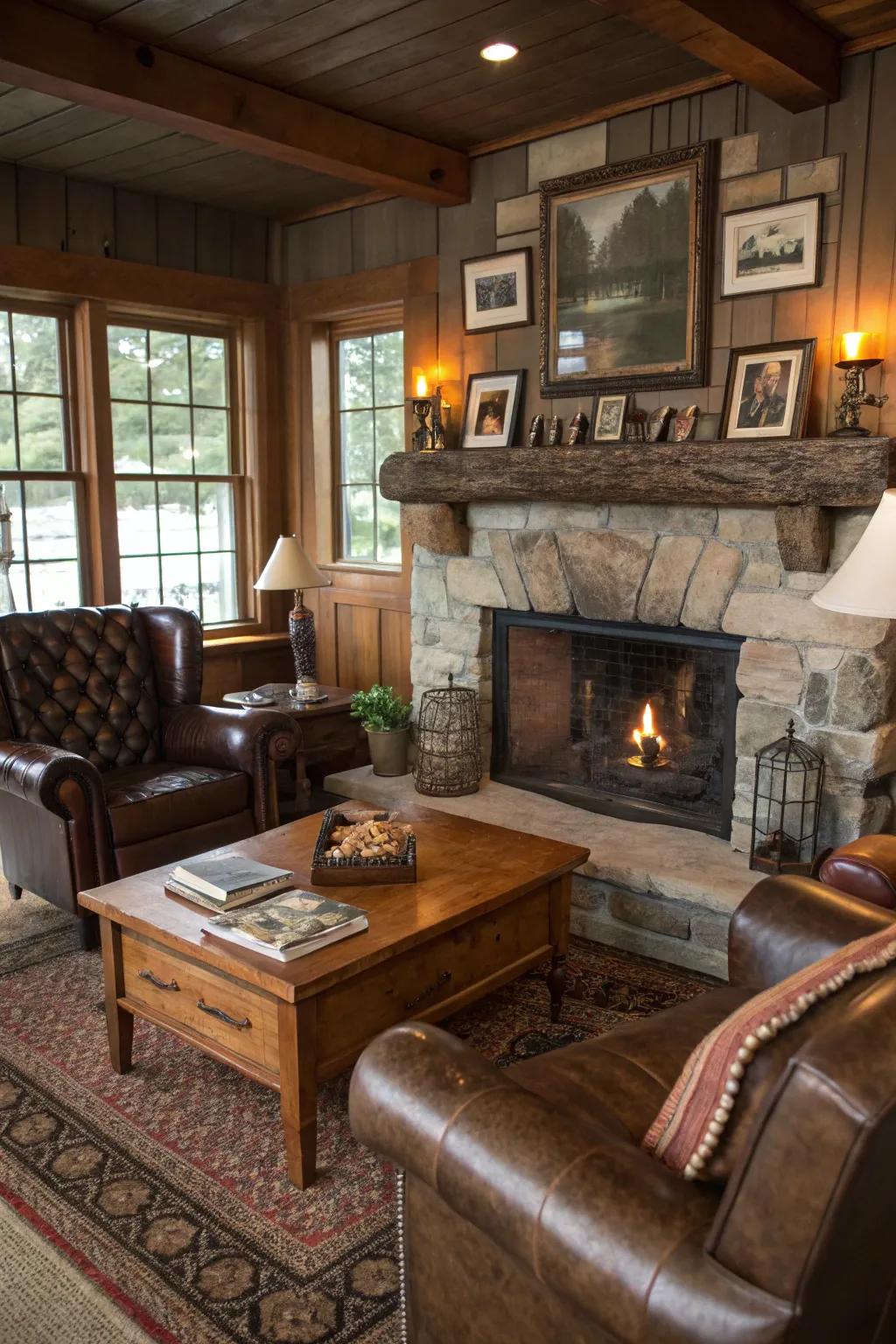 Classic finds bring history and charm to the design.