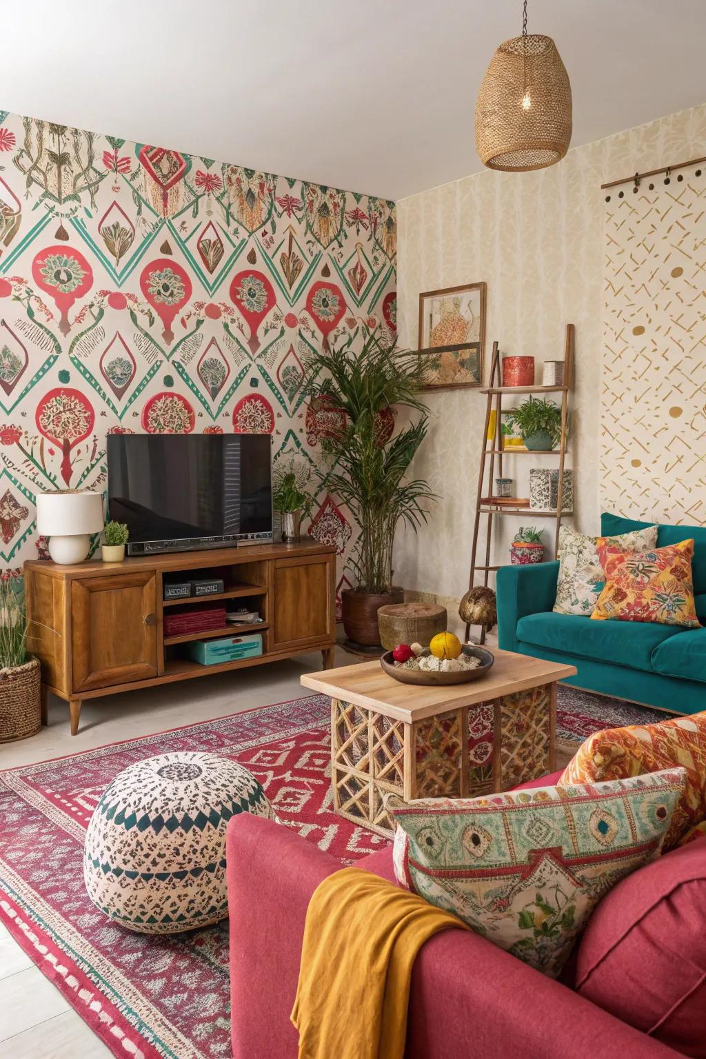 Cultural designs infuse your living space with global charm.