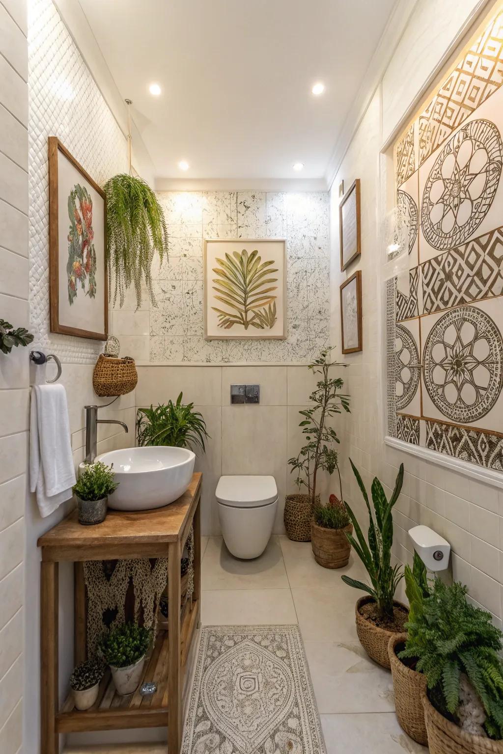Decorative items add character and charm.