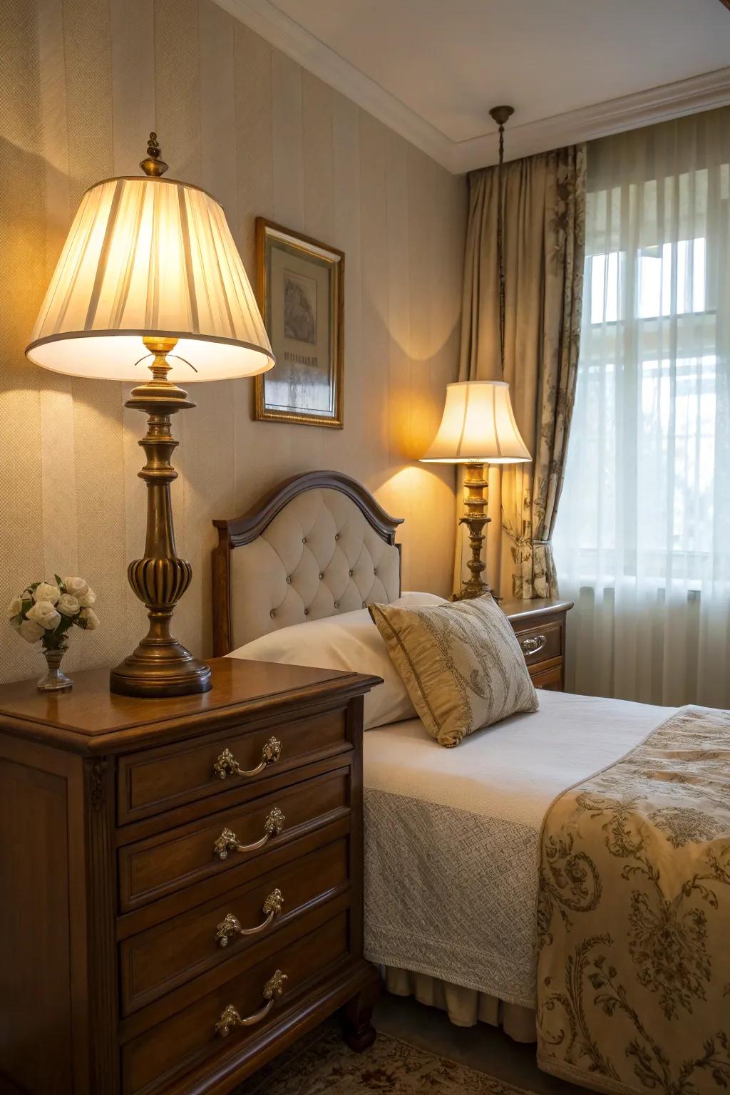Table lamps deliver classic functionality and warmth.
