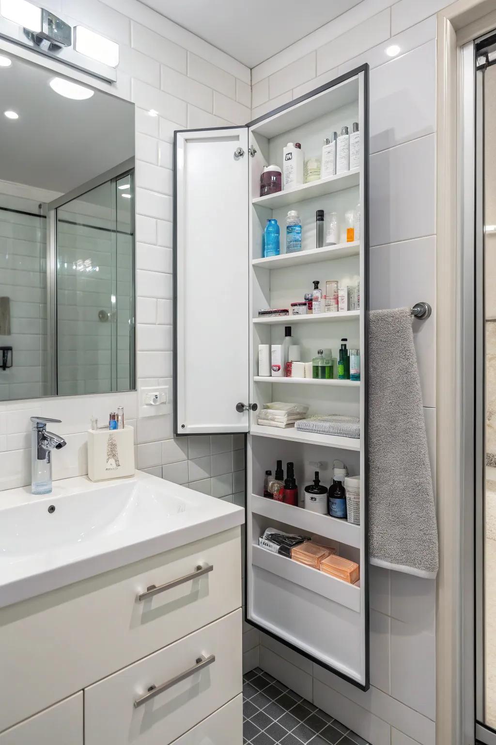 Corner cabinets make the most of every square inch.