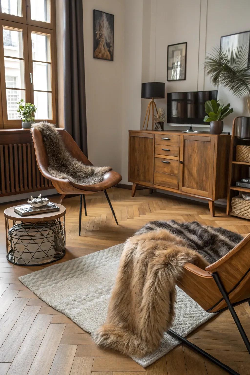 A space that is both visually appealing and tactile.