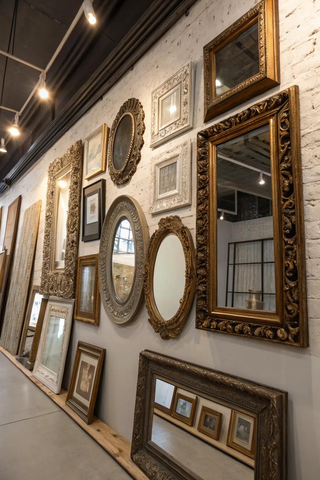 Eclectic reflector styles integrate classic and current elements.