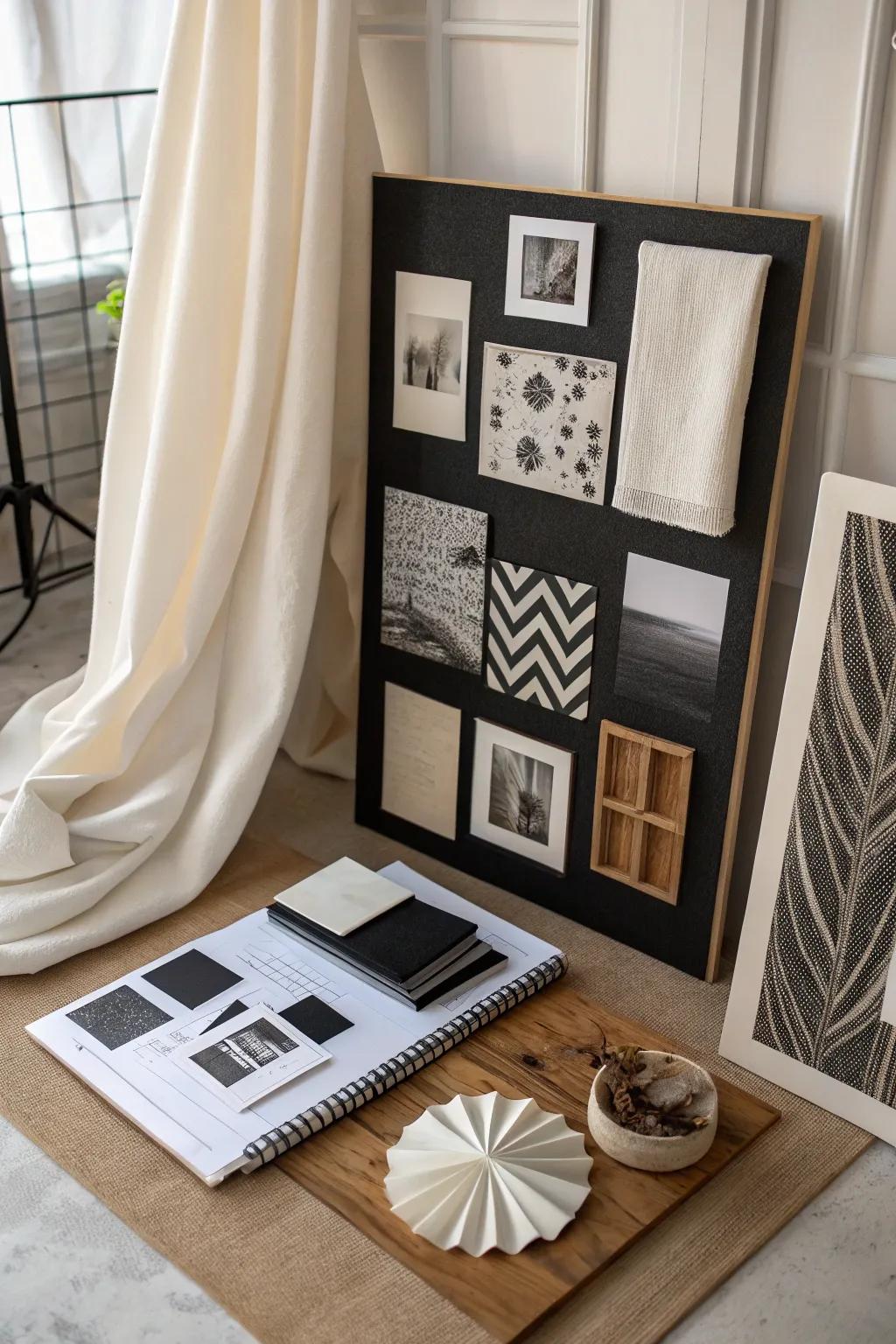 A simple style mood board that shows off beauty that lasts.