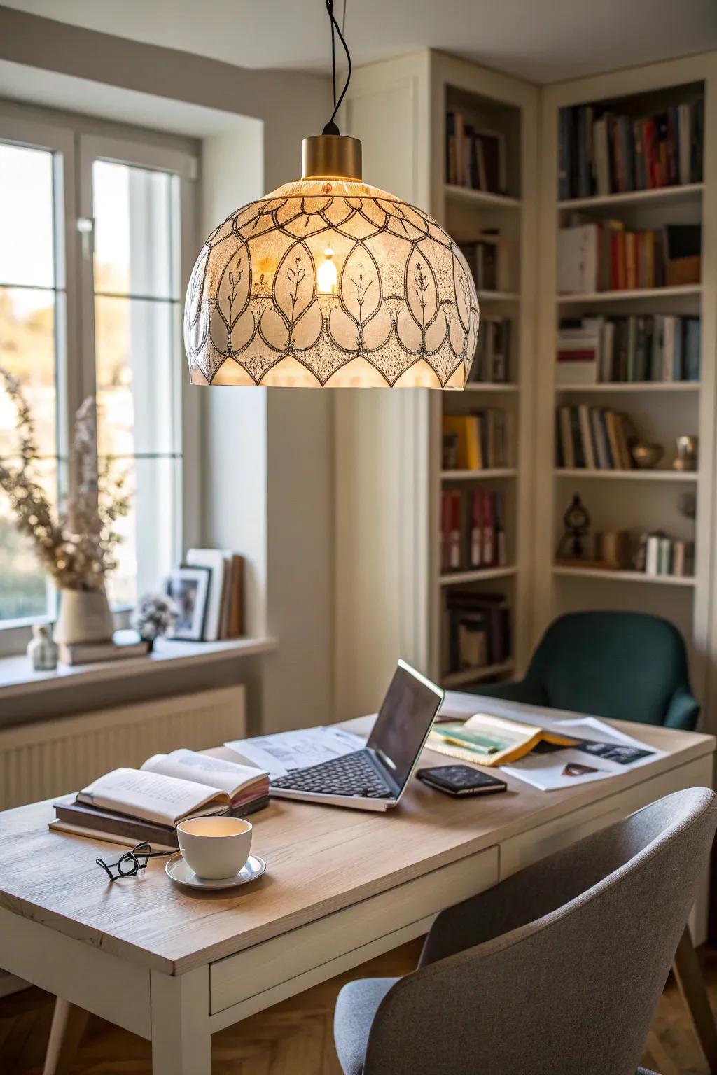 A bold light installation that demands focus and appreciation.
