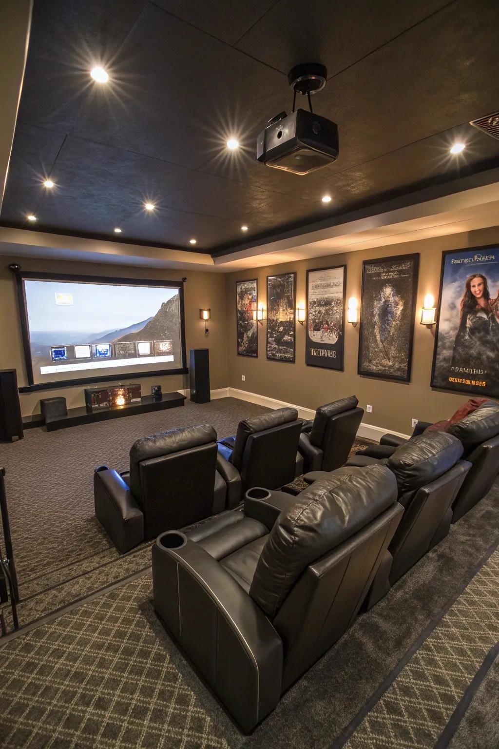 A special layout guarantees that everyone has the greatest seat in the house.