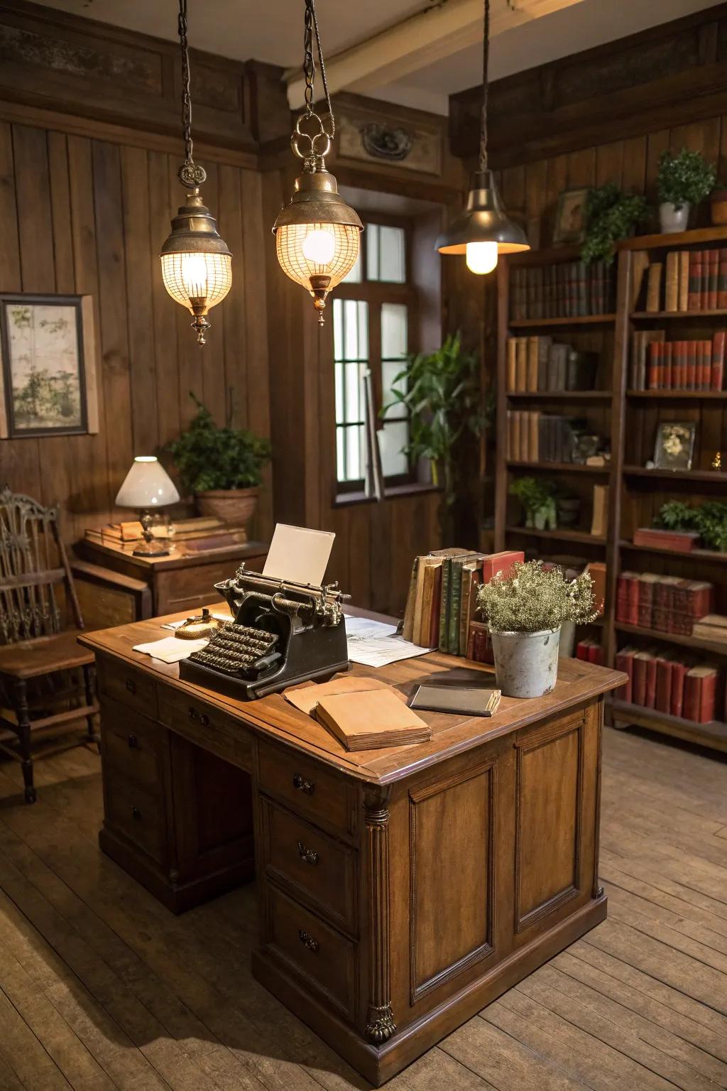 Achieve timeless charm with vintage-style pendant lighting.