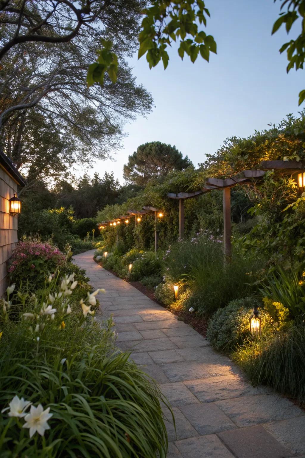 Achieve subtle elegance with hidden lights.