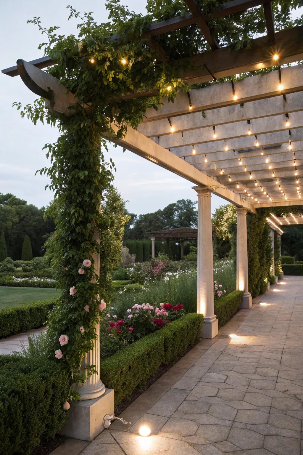 Recessed lighting offers understated elegance.
