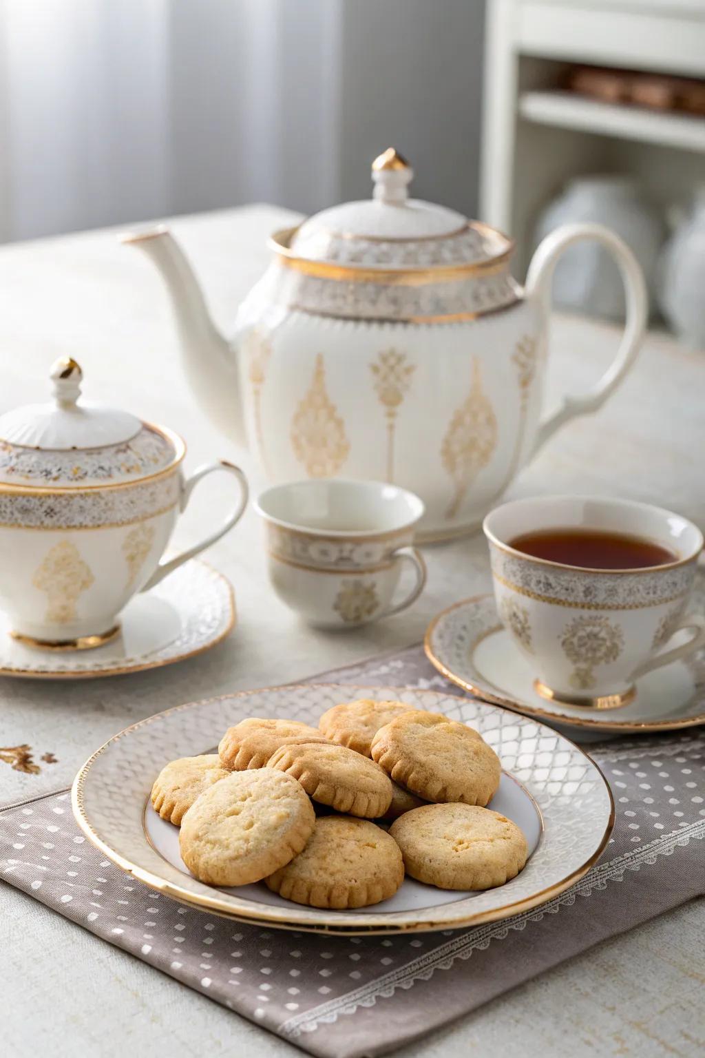 Elevate tea time with a beautiful porcelain tea set.