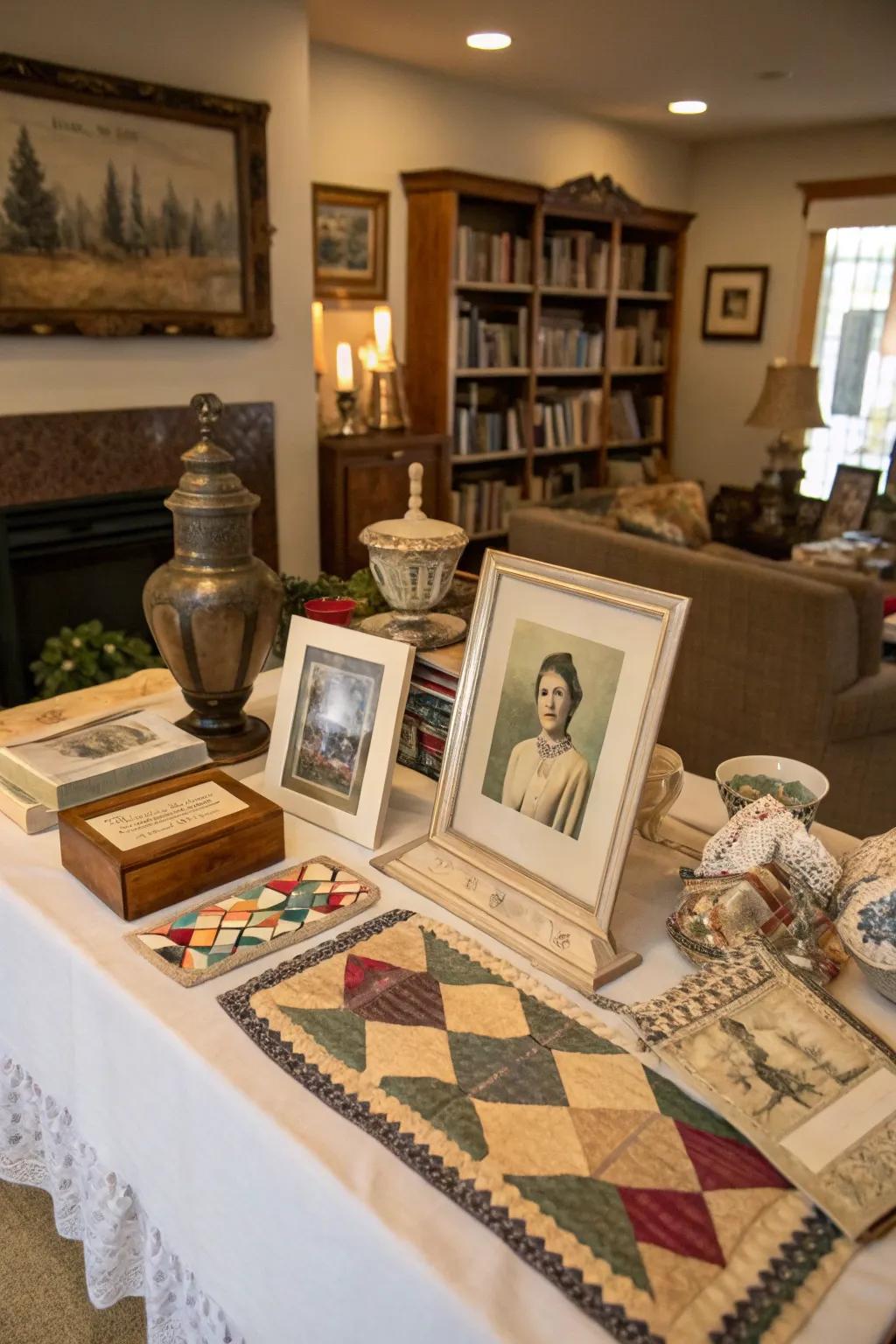 Personal touches can add a sense of warmth and character to your displays.