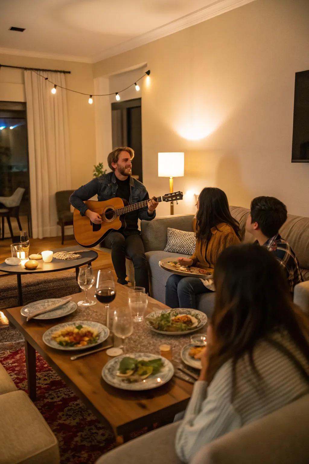 Live music generates a magical atmosphere.