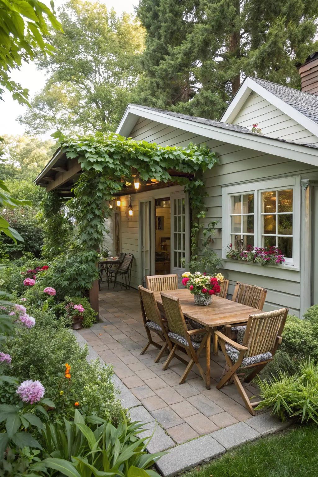 An outdoor patio expands your living space into nature.
