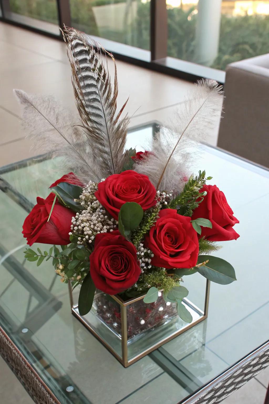 Unique Textures with Roses and Mixed Mediums