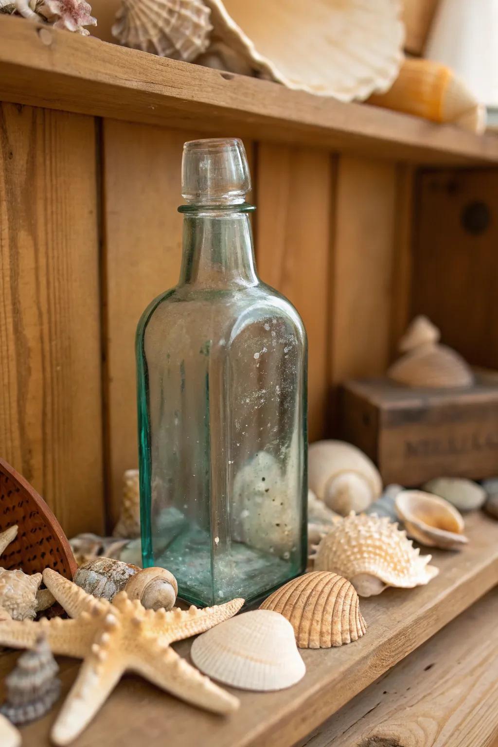 Vintage and seashells unite for an exhibit brimming with heritage and charm.