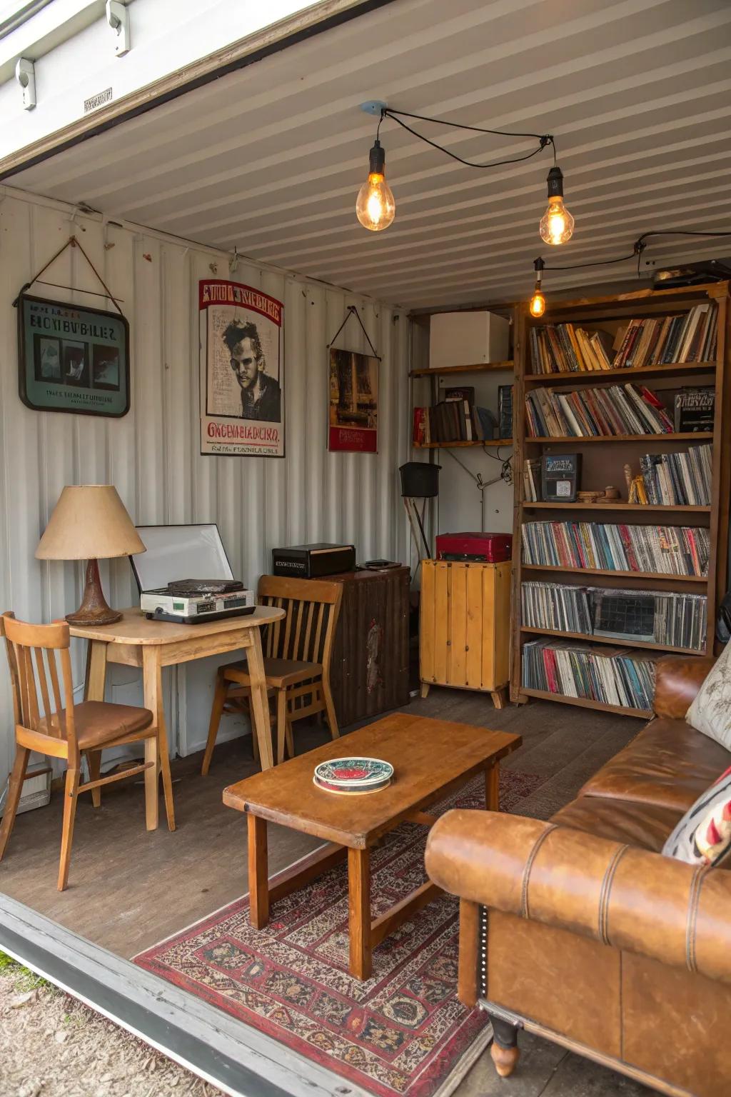 Vintage decor adds nostalgic charm to your area.