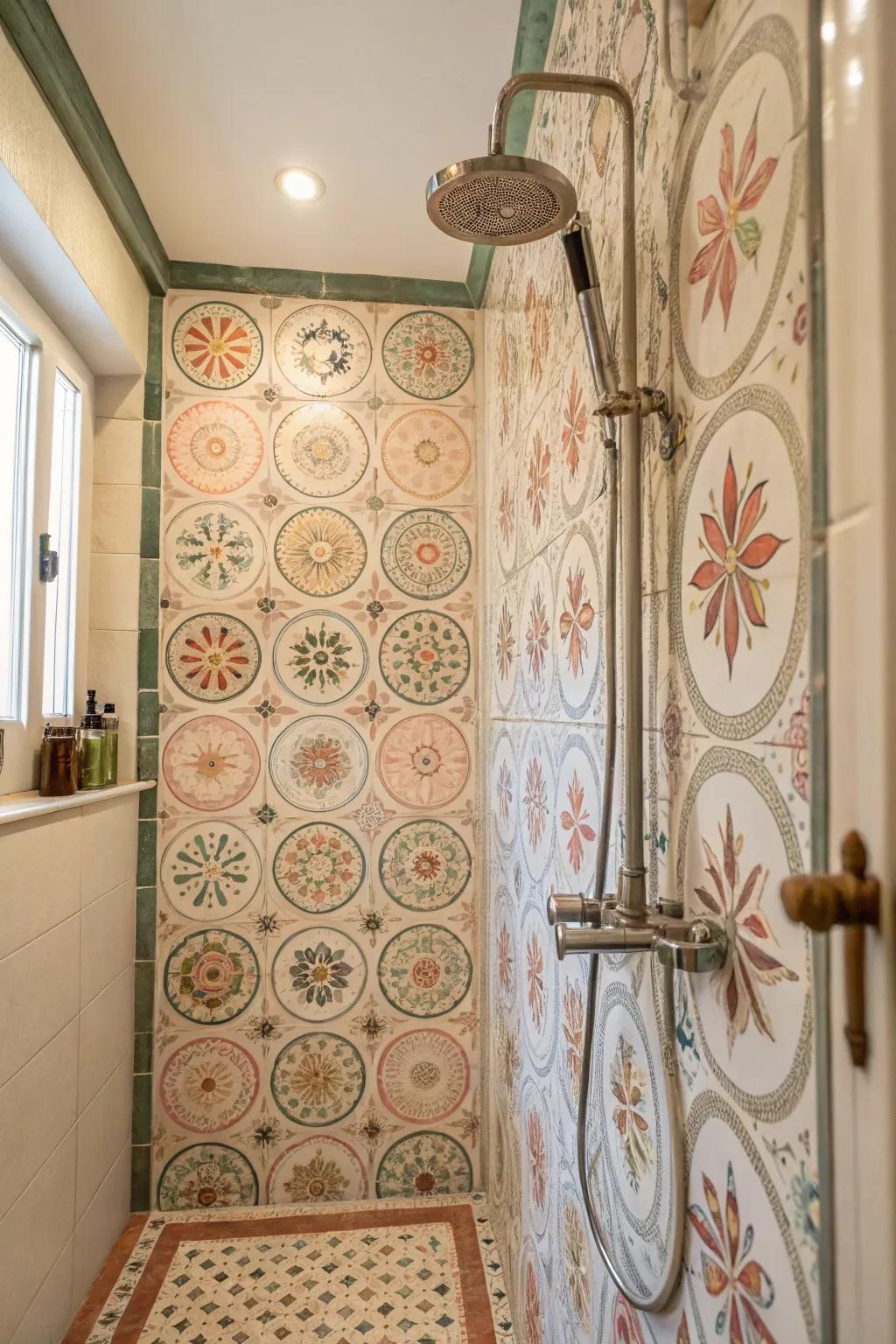 Infuse timeless character into your shower with vintage designs.