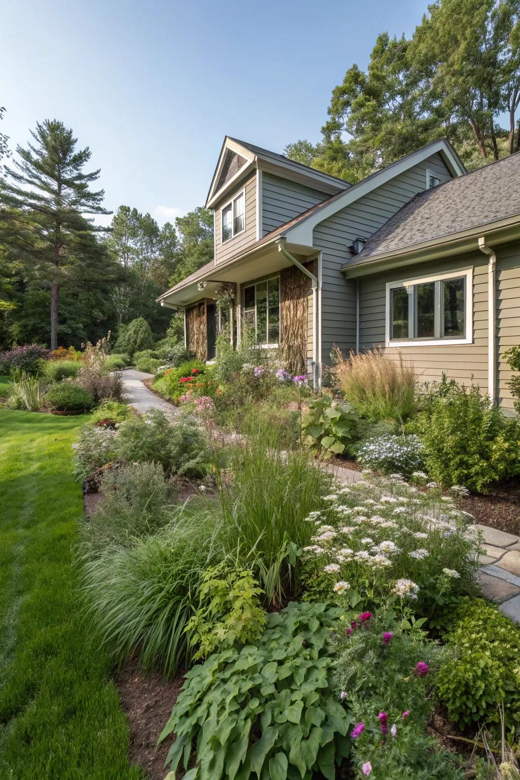 Composite siding for a durable, eco-friendly solution.