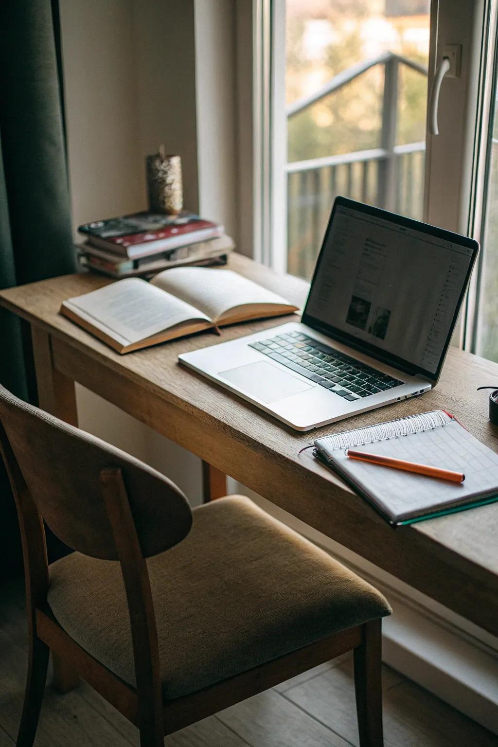 A corner workspace has the ability to establish a functional workspace.