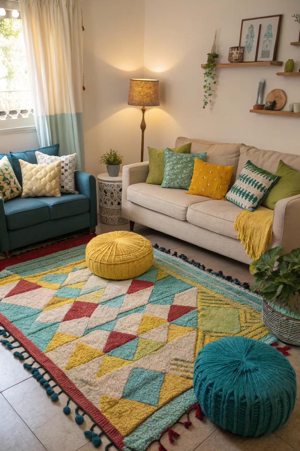 Decorative accents add warmth and personality to your area.