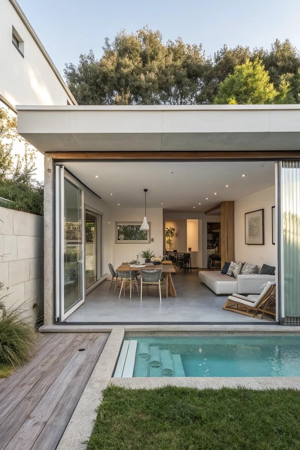 Convertible spaces offer flexibility and functionality.