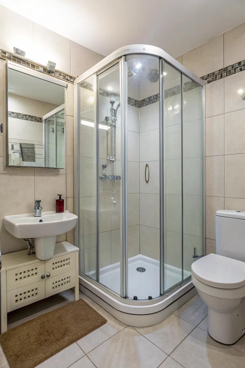 Get the most out of your space with angled designs.