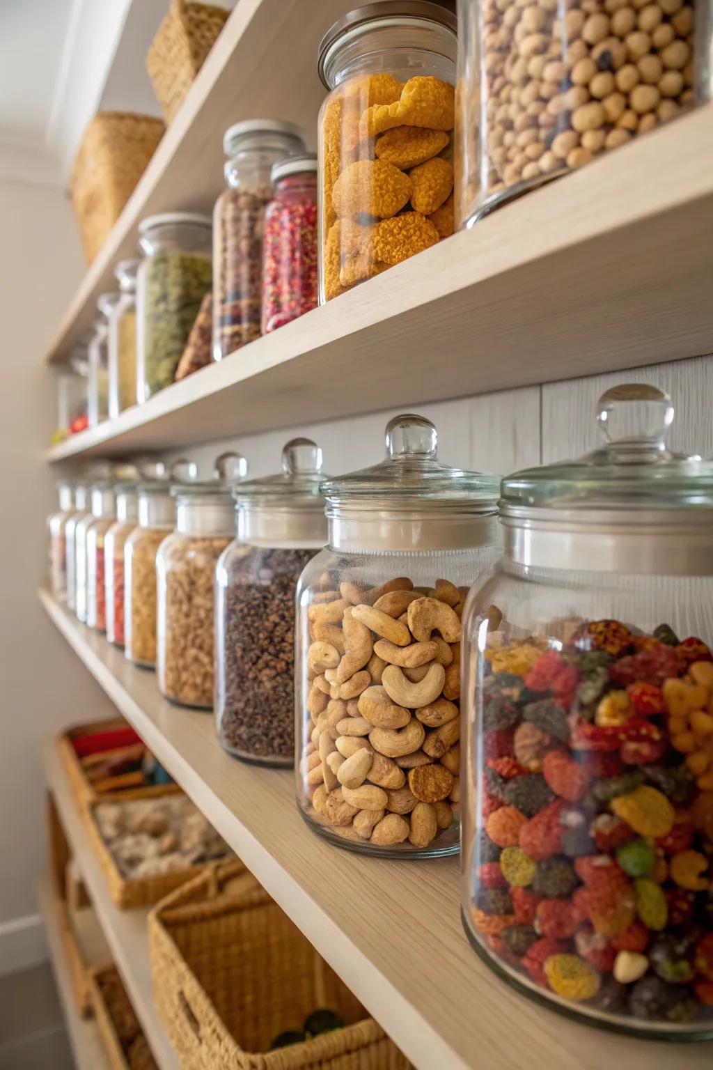 Crystalline vessels offer a sophisticated and sustainable snack storing solution.