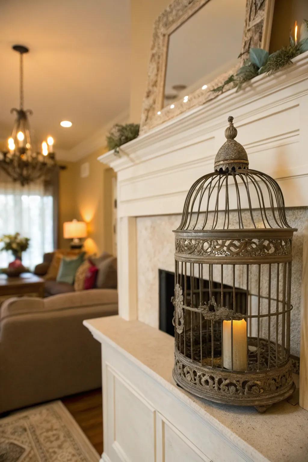 Unanticipated items can append an unparalleled twist to your mantel.