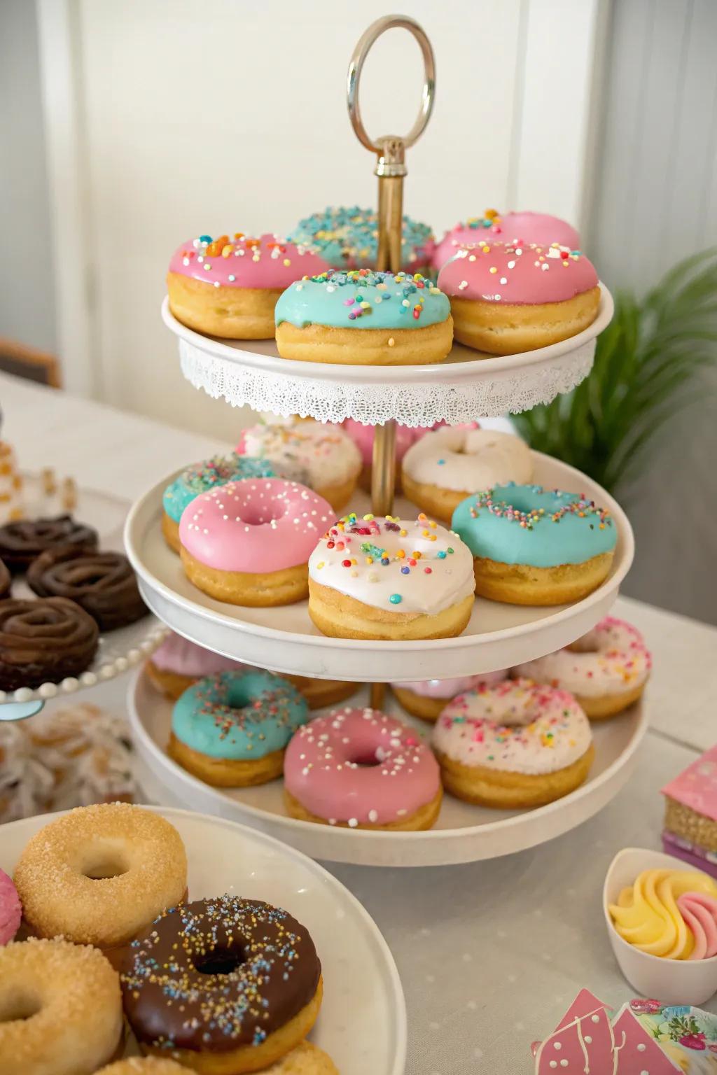 Confection ring paradise showcasing glazed confections.