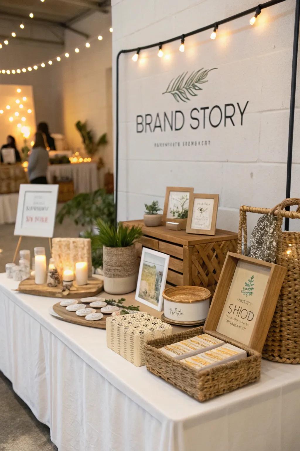 A theme-based display grabs attention and communicates your brand's story.