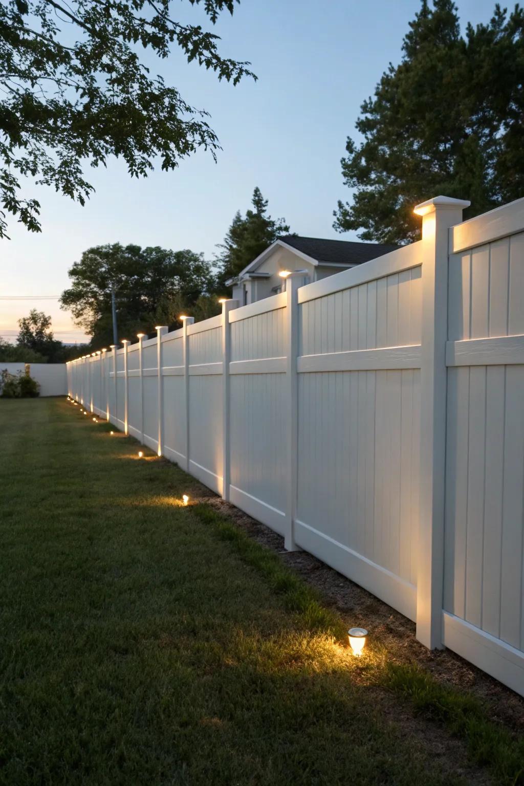 Recessed lamps deliver subtle yet efficacious illumination.