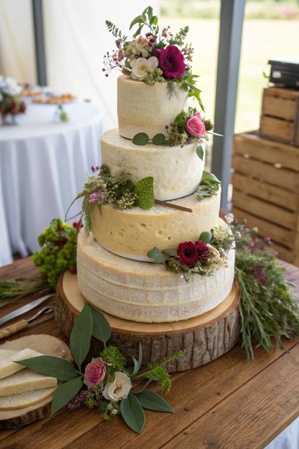 Fromage cake alternate for a savory flourish.