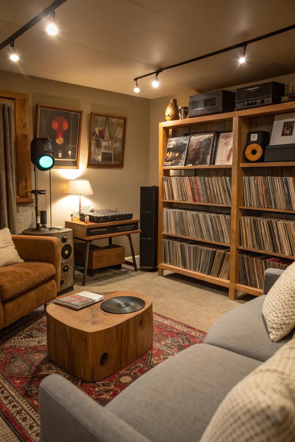Celebrate your love of music in a specialized room.