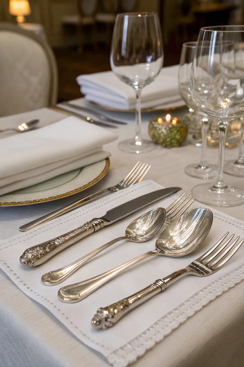 Introduce extravagance to your meals using coated tableware.