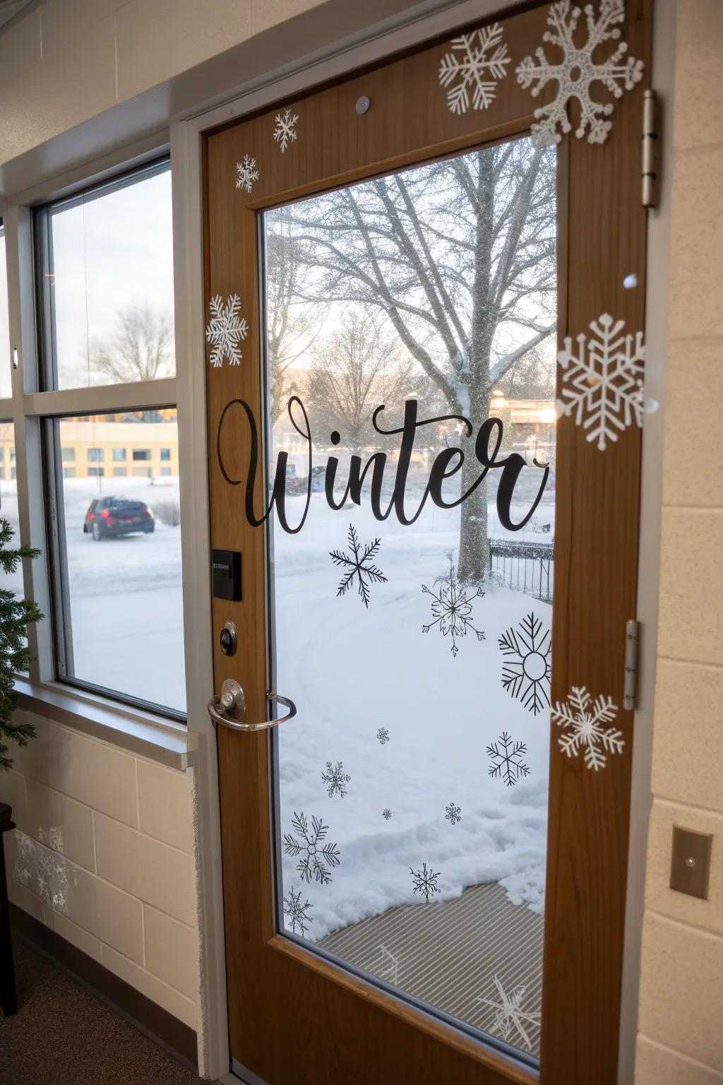 Inspire with a winter wonderland citation.
