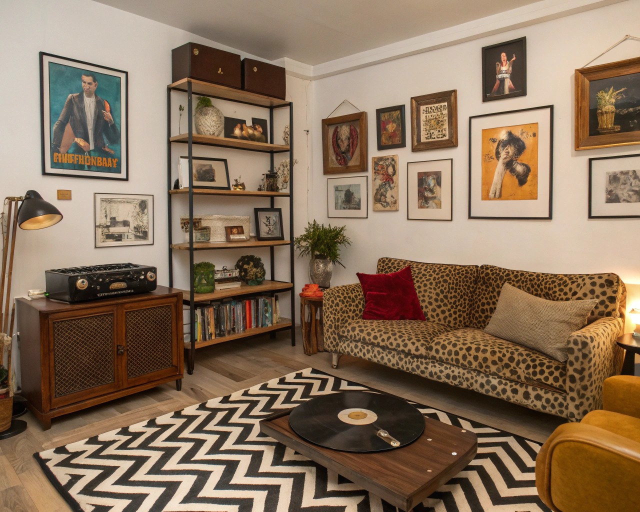 An example of how rigid themes can result in clichéd and cluttered spaces.
