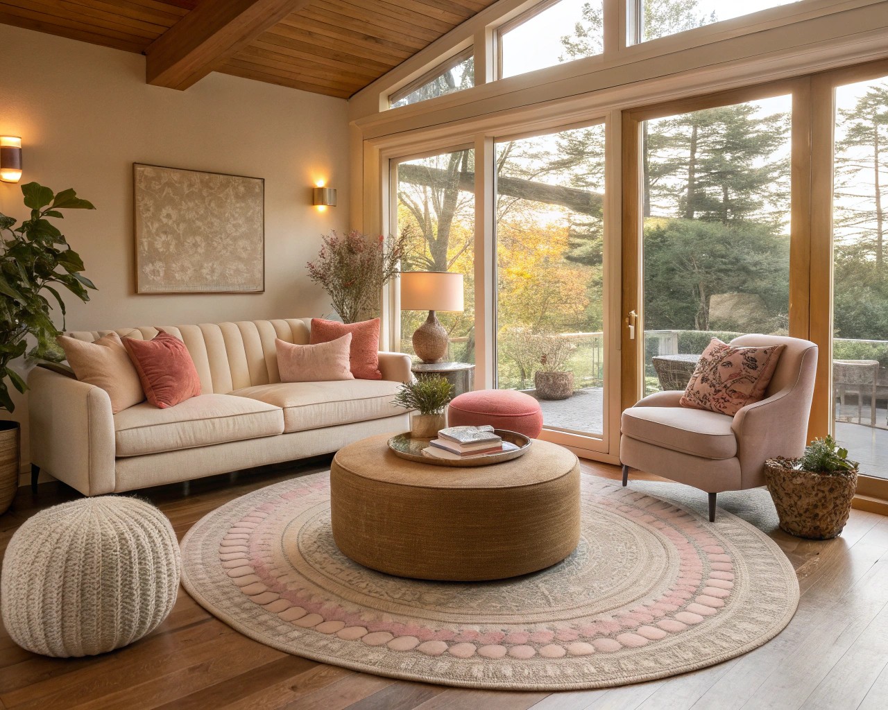 Curves in home design create a sense of safety and relaxation, reducing stress.