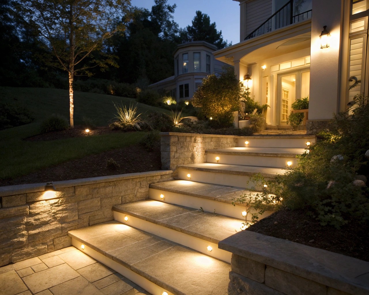Task lighting ensures functionality while preserving the ambiance of outdoor spaces.